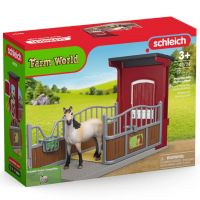 Schleich: Farm World - Set de joacă cu grajd și figurină cal de Mustang (42724) - s/c/Schleich-Farm-World--Set-de-joaca-cu-grajd-si-figurina-cal-de-Mustang-42724--1.jpg