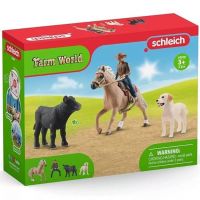 Schleich: Farm World - Set de joacă echitație western (42578) - s/c/Schleich-Farm-World--Set-de-joaca-echitatie-western-42578--1.jpg