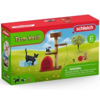 Schleich: Farm World - Set de joacă pentru pisicuțe drăguțe (42501) - s/c/Schleich-Farm-World--Set-de-joaca-pentru-pisicute-dragute-42501--1.jpg