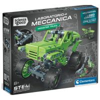 Science & Play: Atelier mecanic - Set de construcție Monster Truck - Clementoni