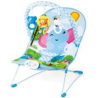 Scaun de odihnă muzicală și vibrație cu model elefant