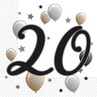 Șervețel de hârtie elegant pentru a 20-a aniversare – 2 straturi, 33x33 cm, 20 bucăți - s/e/Servetel-de-hartie-elegant-pentru-a-20-a-aniversare---2-straturi-33x33-cm-20-bucati-1.jpg