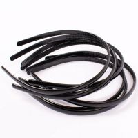 Set de 10 benzi de păr negre, 8mm - s/e/Set-de-10-benzi-de-par-negre-8mm-1.jpg