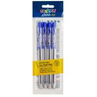 Set de 4 pixuri cu bilă Sfera, culoare albastră - Carioca - s/e/Set-de-4-pixuri-cu-bila-Sfera-culoare-albastra--Carioca-1.jpg