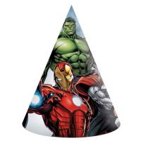 Set de 6 pălării de petrecere Avengers din hârtie - s/e/Set-de-6-palarii-de-petrecere-Avengers-din-hartie-1.jpg