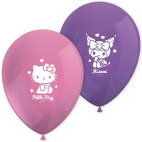 Set de 8 baloane din latex cu imprimeu Hello Kitty și Kuromi - s/e/Set-de-8-baloane-din-latex-cu-imprimeu-Hello-Kitty-si-Kuromi-1.jpg