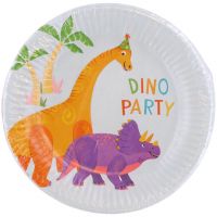 Set de 8 farfurii de hârtie Dino Party, 23 cm - s/e/Set-de-8-farfurii-de-hartie-Dino-Party-23-cm-1.jpg