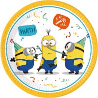 Set de 8 farfurii de hârtie cu tematică Minioni pentru petrecere - s/e/Set-de-8-farfurii-de-hartie-cu-tematica-Minioni-pentru-petrecere-1.jpg