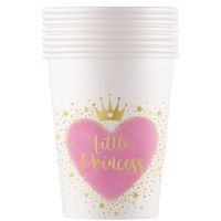 Set de 8 pahare de hârtie Little Princess 200ml - s/e/Set-de-8-pahare-de-hartie-Little-Princess-200ml-1.jpg