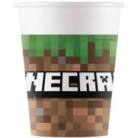 Set de 8 pahare de hârtie Minecraft 200ml - s/e/Set-de-8-pahare-de-hartie-Minecraft-200ml-1.jpg