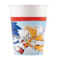 Set de 8 pahare de hârtie Sonic ariciul, 200ml - s/e/Set-de-8-pahare-de-hartie-Sonic-ariciul-200ml-1.jpg