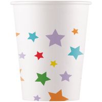 Set de 8 pahare de hârtie cu stele, 200ml - s/e/Set-de-8-pahare-de-hartie-cu-stele-200ml-1.jpg