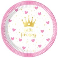 Set de farfurii de hârtie Little Princess, 8 bucăți, 20 cm - s/e/Set-de-farfurii-de-hartie-Little-Princess-8-bucati-20-cm-1.jpg