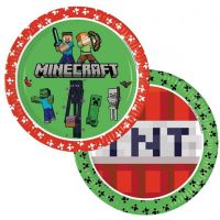 Set de farfurii de hârtie Minecraft, 8 bucăți, 23 cm - s/e/Set-de-farfurii-de-hartie-Minecraft-8-bucati-23-cm-1.jpg