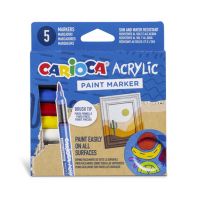 Set de markere acrilice 5 bucăți - Carioca - s/e/Set-de-markere-acrilice-5-bucati--Carioca-1.jpg