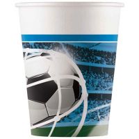 Set de pahare de hârtie cu tematică fotbal, 8 bucăți, 200 ml - s/e/Set-de-pahare-de-hartie-cu-tematica-fotbal-8-bucati-200-ml-1.jpg