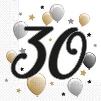 Set de șervețele de hârtie pentru a 30-a aniversare – 2 straturi, 33x33 cm, 20 bucăți - s/e/Set-de-servetele-de-hartie-pentru-a-30-a-aniversare---2-straturi-33x33-cm-20-bucati-1.jpg