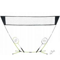 Set pentru teren de badminton cu plasă și rachetă - Spartan