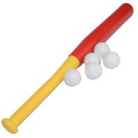 Set bâtă de baseball din plastic roșu cu mingi 56cm - s/e/set-bata-de-baseball-din-plastic-rosu-cu-mingi-56cm.jpg