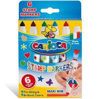 Set markere-ştampilă 6 bucăţi - Carioca - s/e/set-markere-stampila-6-bucati-carioca.jpg