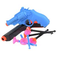 Shoot Game: Set pistol ​​ventuză cu revolver și pistol