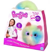 Skyrocket: Pomsies Animăluț pompon de pluș purtabil adorabil - Mist