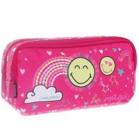 Smiley World: Penar oval roz cu doua compartimente 20x6x9cm - s/m/smiley-world-penar-oval-roz-cu-doua-compartimente-20x6x9cm.jpg