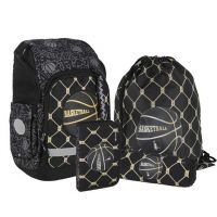 Spirit: Geantă școlară/rucsac cu imprimeu de baschet, set de 4 piese, 32x19x44 cm - s/p/Spirit-Geanta-scolara-rucsac-cu-imprimeu-de-baschet-set-de-4-piese-32x19x44-cm-1.jpg