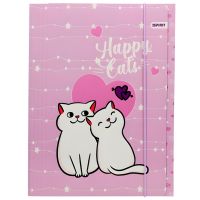 Spirit: Happy Cats dosar roz cu elastic 600gr A/4 - s/p/Spirit-Happy-Cats-dosar-roz-cu-elastic-600gr-A-4-1.jpg