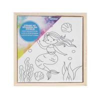 Spirit: pânză de pictură întinsă, cu model de sirenă, 15×15 cm - s/p/Spirit-panza-de-pictura-intinsa-cu-model-de-sirena-15-15-cm-1.jpg