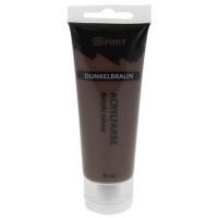 Spirit: vopsea acrilică maro închis 75ml
