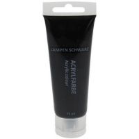 Spirit: vopsea acrilică negru 75ml