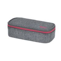 Spirit:My Bag penar oval gri deschis cu fermoar roz 23x10cm - s/p/spiritmy-bag-penar-oval-gri-deschis-cu-fermoar-roz-23x10cm.jpg