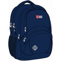St.Right Navy Blue rucsac ergonomic pentru școală, BP05 42x30x19cm - s/t/St-Right-Navy-Blue-rucsac-ergonomic-pentru-scoala-BP05-42x30x19cm-1.jpg