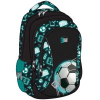 St.Right Neon fotbal ghiozdan școlar, rucsac BP26 39x27x17cm