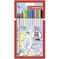 Stabilo: Pen 68 brush set 12 bucăți - s/t/stabilo-pen-68-brush-set-12-bucati.jpg