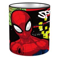 Suport de birou pentru rechizite din metal în formă de cilindru cu Spider-Man, 10x11cm - s/u/Suport-de-birou-pentru-rechizite-din-metal-in-forma-de-cilindru-cu-Spider-Man-10x11cm-1.jpg