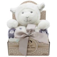 SweetDreams: Pătură și mieluț din pluș, culoare albă - s/w/SweetDreams-Patura-si-mielut-din-plus-culoare-alba-1.jpg