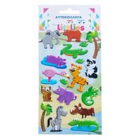 The Littlies: Animale de junglă autocolante 3D pufos set 10x22cm - t/h/The-Littlies-Animale-de-jungla-autocolante-3D-pufos-set-10x22cm-1.jpg