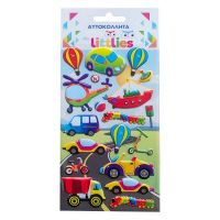 The Littlies: Vehicule colorate set de autocolante 3D pufos, 10x22 cm - t/h/The-Littlies-Vehicule-colorate-set-de-autocolante-3D-pufos-10x22-cm-1.jpg