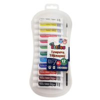 The Littlest: 12 bucăți tempera colorată cu pensulă - t/h/the-littlest-12-bucati-tempera-colorata-cu-pensula.jpg
