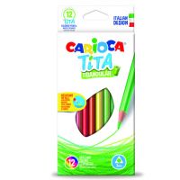 Carioca: Tita creion colorat triunghi 12 bucăţi - t/i/tita-12db-os-haromszog-szines-ceruza-carioca.jpg
