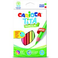 Carioca: Tita maxi creion colorat triunghi 12 bc - t/i/tita-12db-os-maxi-haromszog-szines-ceruza-carioca.jpg