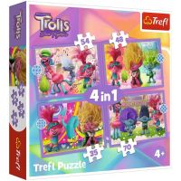 Trolls 3: Puzzle set 4 în 1 - Trefl - t/r/Trolls-3-Puzzle-set-4-in-1--Trefl-1.jpg