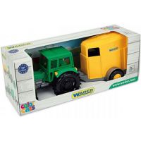 Tractor verde cu remorcă și cal 38cm - Wader - t/r/tractor-verde-cu-remorca-si-cal-38cm-wader.jpg