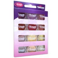 TyToo: Set de pudră cu sclipici în nuanțe calde, 12 x 2,5 ml - t/y/TyToo-Set-de-pudra-cu-sclipici-in-nuante-calde-12-x-2-5-ml-1.jpg