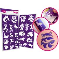 TyToo: Set de șabloane pentru tatuaje cu sclipici - Animale din pădure, 26 bucăți - t/y/TyToo-Set-de-sabloane-pentru-tatuaje-cu-sclipici--Animale-din-padure-26-bucati-1.jpg