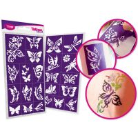 TyToo: Set șabloane de tatuaj cu sclipici Fluturi, 23 bucăți - t/y/TyToo-Set-sabloane-de-tatuaj-cu-sclipici-Fluturi-23-bucati-1.jpg