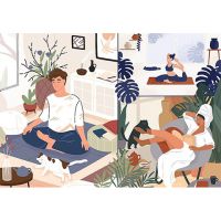 Yoga, Cats, Coffee Pace spirituală 1000 bucăți UFT puzzle - Trefl - y/o/yoga-cats-coffee-pace-spirituala-1000-bucati-uft-puzzle-trefl.jpg