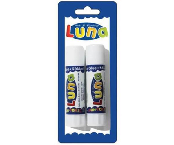 Luna: stift lipici 10grame set de 2 bucăți